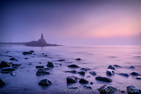 Port Logan misty sunset