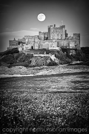 Bamburgh moonlight