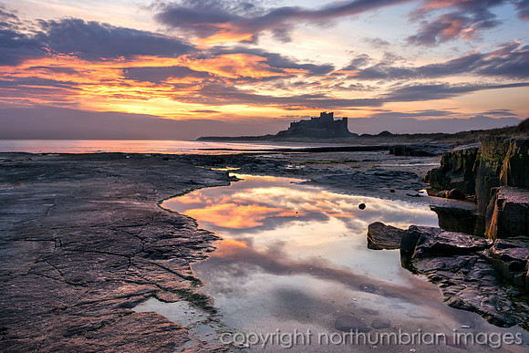 A still Bamburgh morning