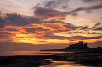 Bamburgh sky sunrise