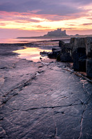 Bamburgh pastel sunrise