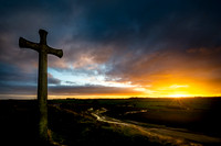 The Cross at Sunset
